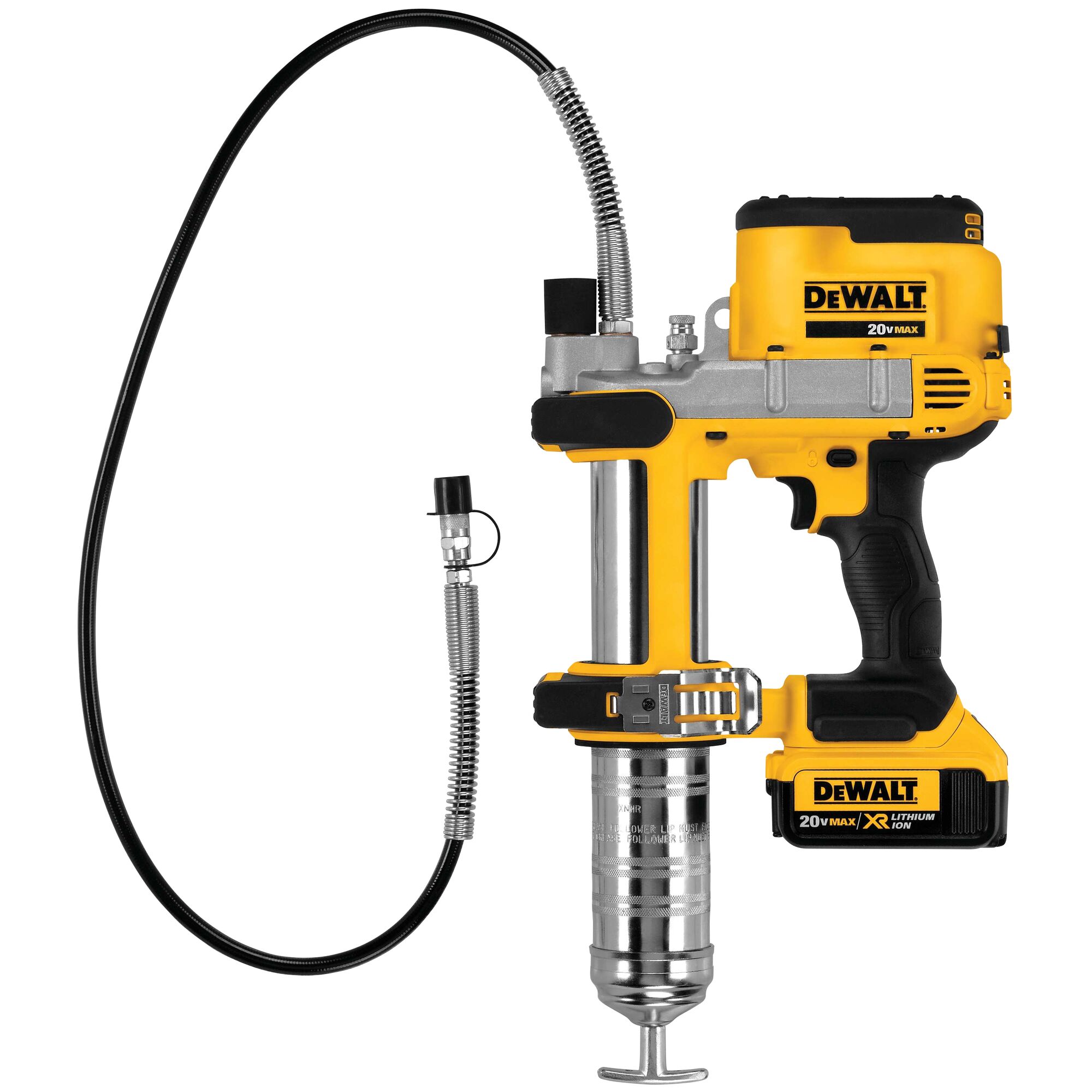 Grease gun with pump
